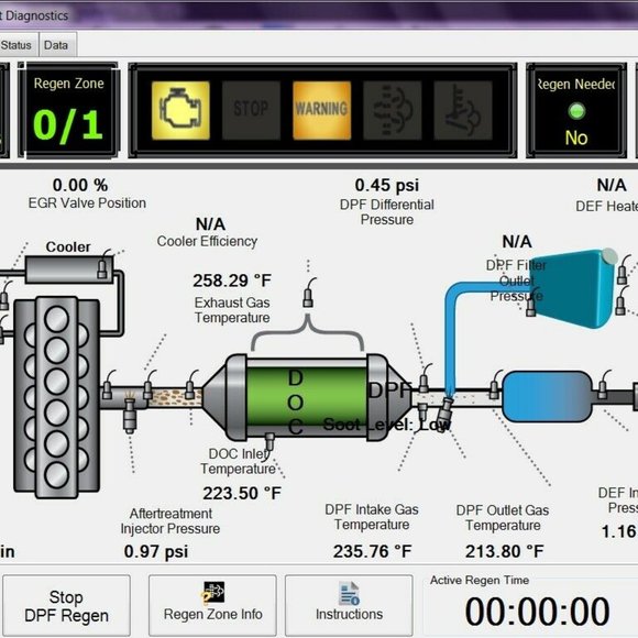 COPY - DIESEL TRUCK DPF REGEN SCANNER TOOL ECM ECU CAT MACK DETROIT VOLVO ABS C… - Picture 6 of 12